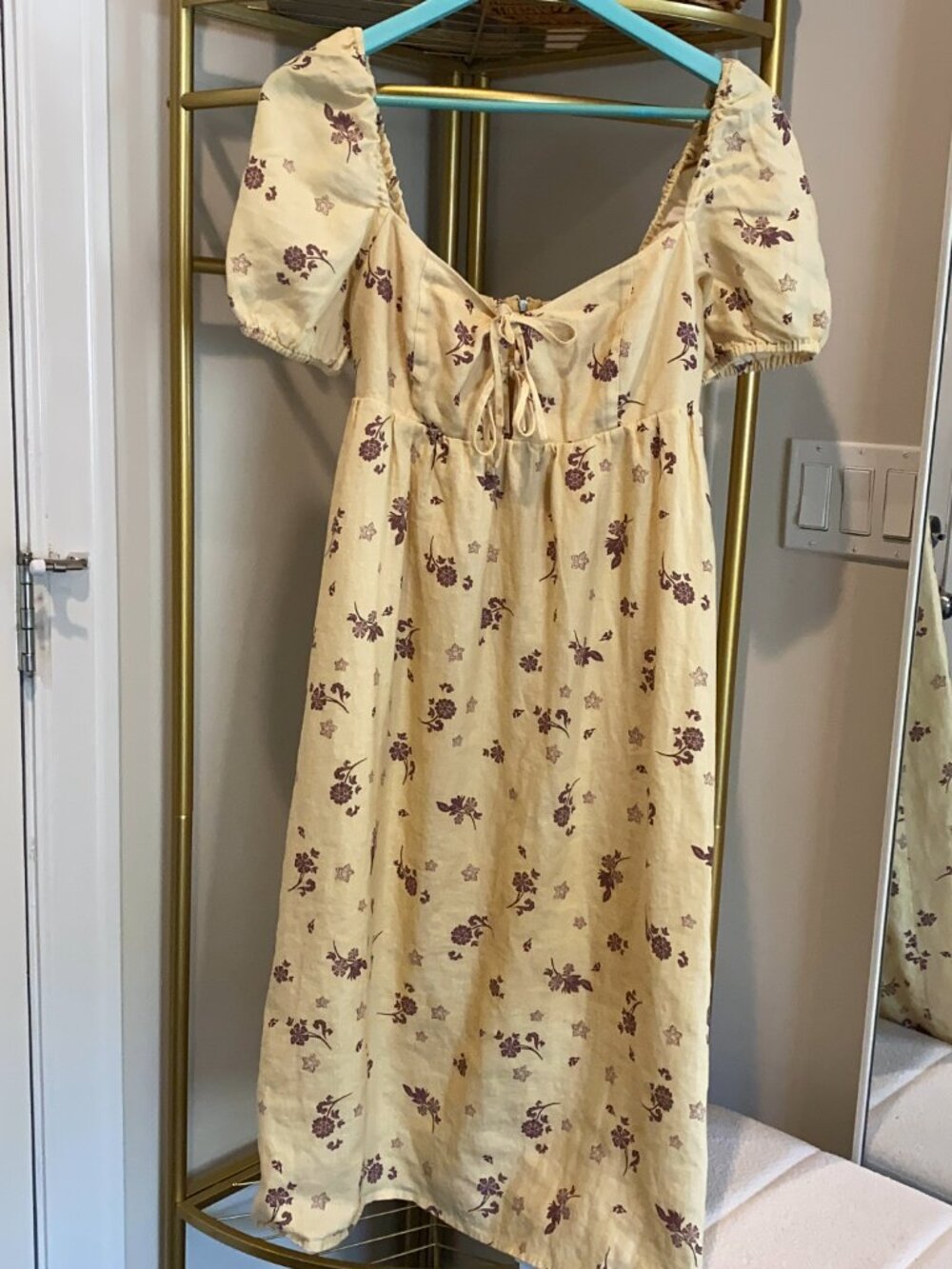 Aritzia Wilfred Organic Linen Midi Dress | 6 | Medium - Picture 7 of 10
